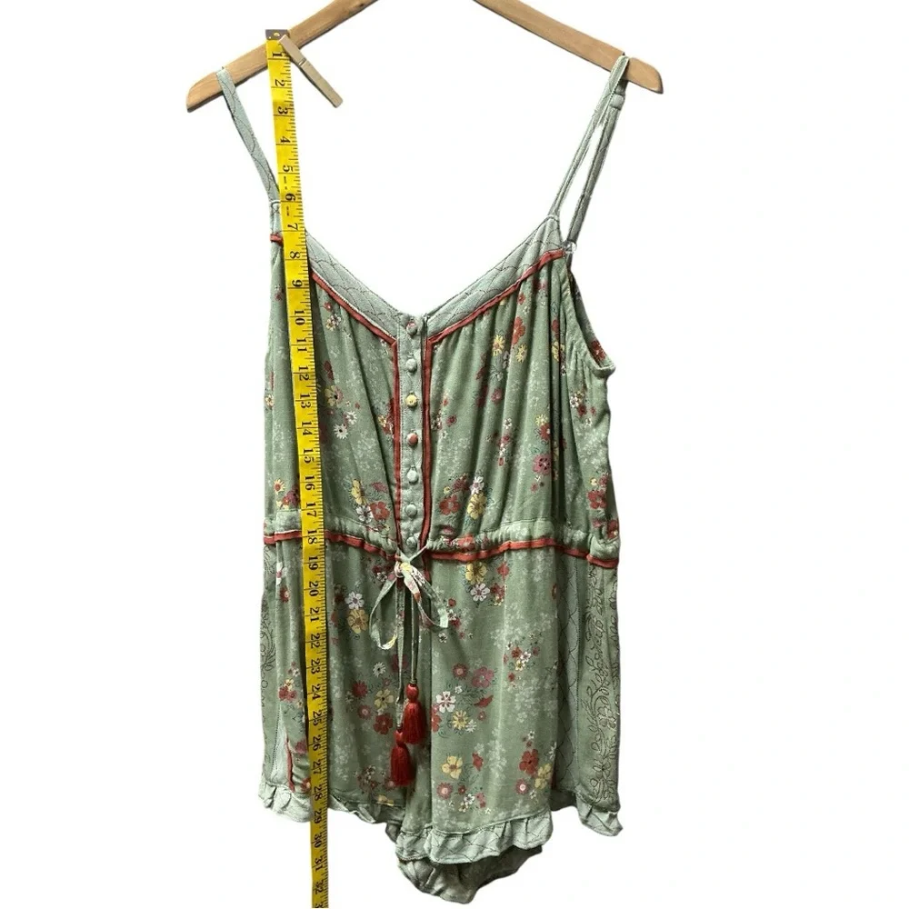 NWT Anthropologie romper Tulle & Batiste Joanna Playsuit daydreamer floral M L - Picture 11 of 12